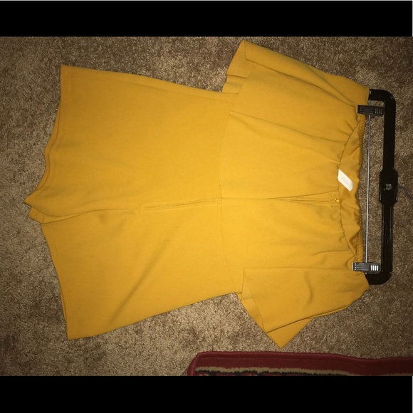KNOWSTYLE Fitted Yellow ROMPER - Picture 2 of 5